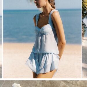 Hanna camisole and Hanna shorts white